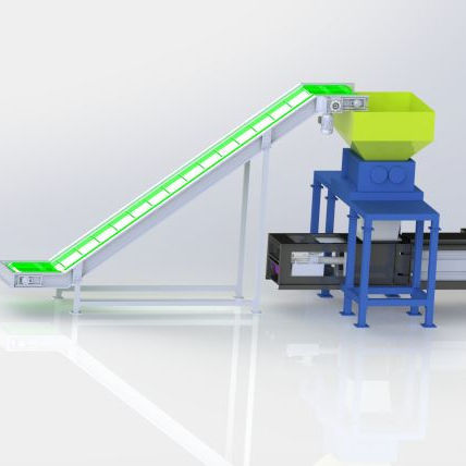 Heavy Model Scrap Metal Shredder Aluminum