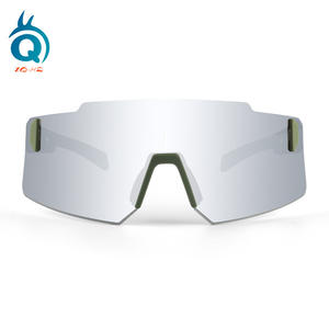 Lunettes de cyclisme XQ614, monture en plastique, antidérapantes, pour hommes, sports de plein air, anti-vent - Product Image 2