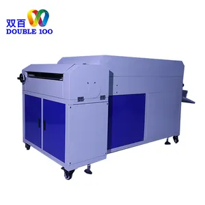 DOUBLE 100 beludru lapisan pernis mesin soft touch coating mesin beludru uv coating mesin