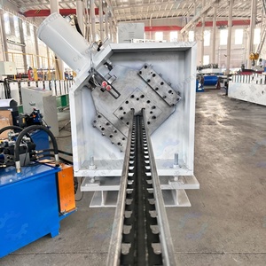 Ligne de production HAUAN CNC pour la découpe de métaux et le traitement de tôles, pour le poinçonnage de plaques intermédiaires de montants d'étagères, 380V - Product Image 4