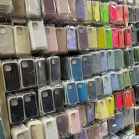 Coque de téléphone en silicone antichoc avec logo pour iPhone 13, 14, 15 Plus, 12, 11, 17, 15, 16 Pro Max – Vente en gros à prix réduit