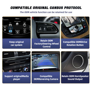 Autoradio Android 14 da 10.25 pollici con Snapdragon 665 8 CORE, Carplay Auto per <span class=keywords><strong>Audi</strong></span> Q3 A1 A3 <span class=keywords><strong>Q2</strong></span> 2013 2015 2016 2017 2018, GPS, 4G, BT - Product Image 2