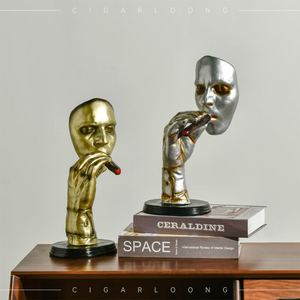 Nghệ Thuật Sáng Tạo Con Người Nhựa Thủ Công Mỹ Nghệ Retro Trừu Tượng Hút Người Tác Phẩm Điêu Khắc Bán Buôn Phòng Khách Bàn Trang Trí Nội Thất - Product Image 4