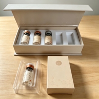 Kit de flacons de peptides en gros, 5 pièces, 2 ml/3 ml/5 ml/10 ml, avec logo et étiquettes personnalisés