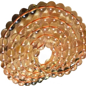Handmade <strong>Citrine</strong> Round Beads Necklace <strong>Jewellery</strong> - Product Image 3