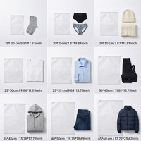 Housses de protection transparentes anti-mites pour vêtements avec fermeture éclair pour costumes, robes, vestes et manteaux – Idéales pour le rangement dans le placard