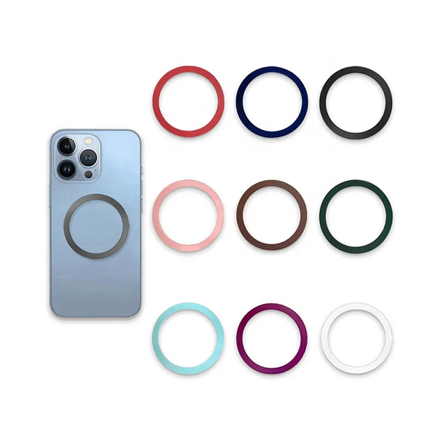 Universal Silicone Magnet Sticker Ring Magnet Phone Accessories Mobile Phone Wireless Charging Magnetic Ring for Phone Magnetic