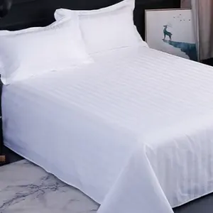 Vente en gros de linge de lit en satin 100% coton Linge de lit respirant et confortable pour hôtels