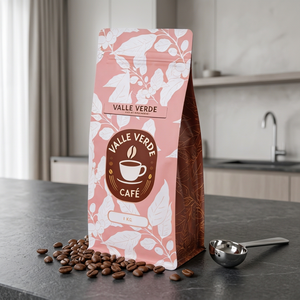 <b>Compostable</b> Coffee <b>Bags</b> Wholesale Flat Bottom Stand Up Pouch with Clear Window 250g 500g 1kg Biodegradable Food Packaging Custom - Product Image 2