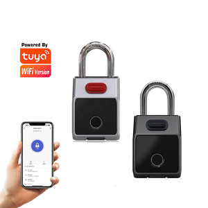<span class=keywords><strong>Candado</strong></span> Inteligente Biométrico con Combinación Digital, de Acero Inoxidable, Impermeable, con Huella Dactilar y Baterías Recargables - Product Image 1