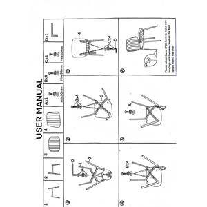 Juego de 2 sillas de comedor estilo granja DB YIJIAN, asiento de piel sintética retro moderno de mediados de siglo con patas de metal de madera curvada - Product Image 6