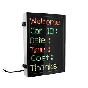 P4.75 Carro Estacionamento Auto Pagamento Máquina Bloqueio Automático Outdoor Screen Board Exposição Licença Led Display