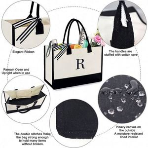 Bolsa de Compras de Algodón Navideña con Logotipo Personalizado al por Mayor, Bolsa de Compras Reutilizable, Ecológica, de Lona - Product Image 4