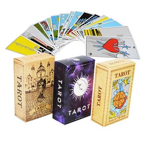 Cartas de Juego Clásicas, Barajas de Tarot en Inglés, Cartas de Oráculo al por Mayor, Impresión de Logotipo Personalizado, Embalaje en Caja de Papel, Hecho en China - Product Image 1
