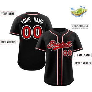 Custom Baseball Jersey Button <b>Down</b> Stitched Personalized Sports Uniform Unisex Adult All Seasons Breathable - Product Image 2