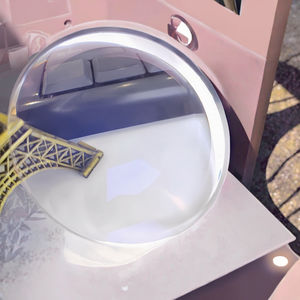 Lentes Ópticas de Resina Ranor 1.56 HMC con Recubrimiento Superhidrófobo, Visión Única, Protección Anti-Luz Azul UV420, Color Base Azul/Verde - Product Image 3