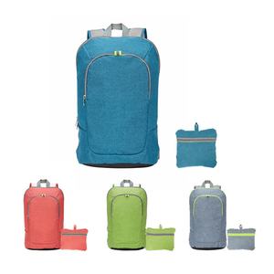 Sac à dos unisexe pliable ultra-léger en polyester de haute qualité H&G, fabriqué au Vietnam, avec fermeture éclair étanche et logo personnalisé, tendance - Product Image 1