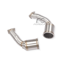 Tubo de Escape de Alto Rendimiento de Acero Inoxidable para Audi RS4 RS5 2.9T B9 2017-2019, Mejora de Potencia