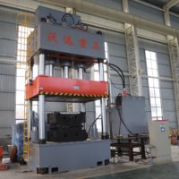 Presse hydraulique 1000-1200 tonnes pour le formage profond de tôles, panneaux de réservoirs d'eau, plateaux de service et éviers
