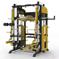 Venta caliente precio de fábrica equipo de gimnasio multifuncional 3D Smith máquina Cable Crossover Trainer Power Rack