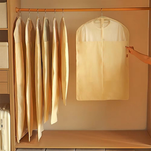 Sacs à <span class=keywords><strong>vêtements</strong></span> en coton et lin avec logo personnalisé Sac à poussière suspendu <span class=keywords><strong>pour</strong></span> le rangement des <span class=keywords><strong>vêtements</strong></span> Housses <span class=keywords><strong>de</strong></span> costume personnalisées protectrices - Product Image 1