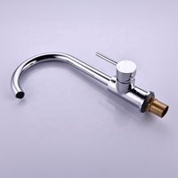 Mitigeur de cuisine de haute qualité design rond 360 rotation eau chaude et froide robinet d'évier de cuisine en laiton