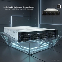 Chasis de Servidor de Montaje en Rack 2U con Logotipo Personalizado, 12 Bahías de 3.5 Pulgadas con Intercambio en Caliente, Placa Posterior SAS de 12 Gb para Barebone Empresarial en la Nube