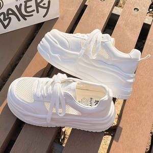 Women's Casual Skateboarding Sports <b>Shoes</b> Thick Sole Breathable Waterproof <b>Soft</b> Winter Lace-Up Closure Height-Enhancing - Product Image 3