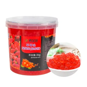 Zhejiang مصنع فواكه ممتازة منتج بوبا فاكهة من منطقة موثوقة عصير فواكه حقيقية محشو بفواكه بوبا