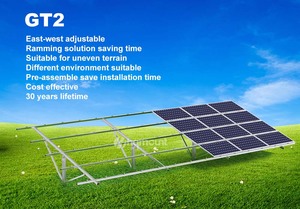 Năng lượng mặt trời PV C đống mặt đất gắn kết cấu trúc năng lượng mặt trời bảng điều khiển cực gắn kết - Product Image 2