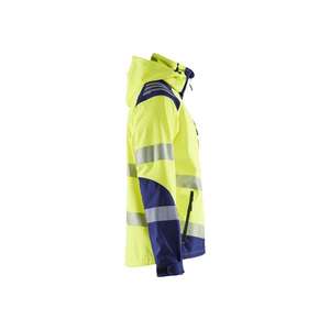 BLAKLADER-Chaqueta Softshell de alta visibilidad de 449125133389M Amarillo/Azul marino-EAN 7330509690536 ROPA DE TRABAJO DE LA HI-VIS - Product Image 3