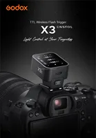 Meilleures ventes actuelles : Déclencheur flash sans fil TTL Godox X3 C/N/S/F/O à écran tactile pour appareils photo Canon, Nikon, Sony, Olympus, FUJIFILM
