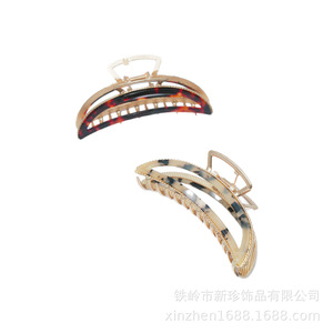 Pince à cheveux écaille de tortue couleur unie usage quotidien haute qualité accessoire de coiffure origine Yiwu MK0398 - Product Image 4