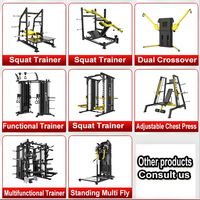 Brightway force sport Fitness équipement d'entraînement Gym hanche développeur hanche plaque de poussée chargée équipement de gymnastique Glute Drive Machine