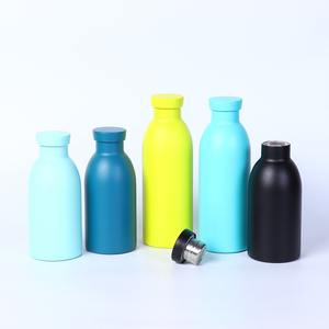 Vaso para leche para niños, vaso de 350ml, taza de acero inoxidable, botella de agua ligera, fácil de llevar - Product Image 3