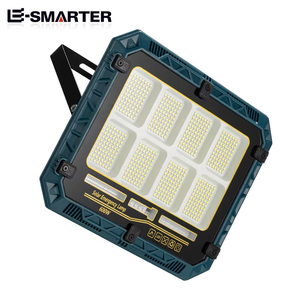 높은 밝기 400W 야외 <span class=keywords><strong>LED</strong></span> 태양 광 조명 원격 컨트롤러 정원 자동차 작업 홍수 조명 IP66 모델 포함 200W 300W - Product Image 3