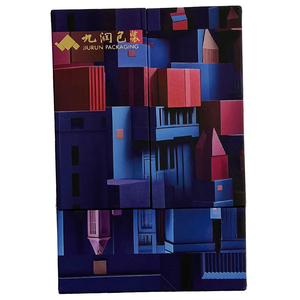 2025 tùy chỉnh chai nước hoa Hộp quà tặng với đôi mở từ hiển thị kích thước độc đáo màu sắc và phong cách bán hàng nóng Matt nhiều lớp - Product Image 4