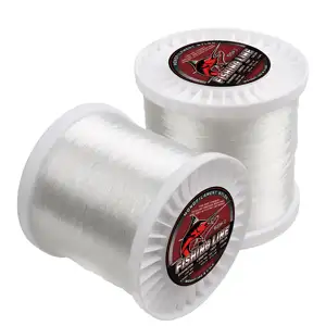 Fil de pêche en nylon monofilament en gros, 1 kg/rouleau, coloré, transparent et bleu - Product Image 1