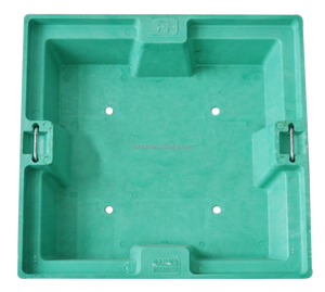 SMC 수지 잔디 맨홀 커버 잔디 심기를위한 정원 공원 물 우물에 대한 복합 맨홀 커버 - Product Image 1