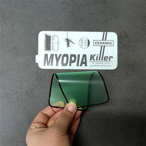 Nuovo Vetro Anti Luce Verde per Cellulari <span class=keywords><strong>HUAWEI</strong></span> Y6s, Protezione Schermo in Ceramica per Techno Camon 11 Pro - Product Image 5