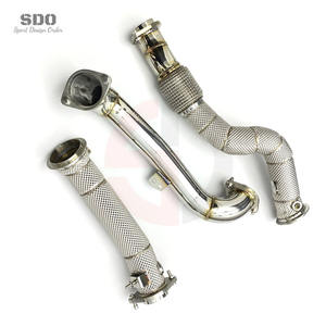 Échappement droit de tuyau de descente à débit libre SDO pour BMW M2 G87 2019-2023 3.0T système de tuyau en acier inoxydable de bouclier thermique nouvel état - Product Image 4