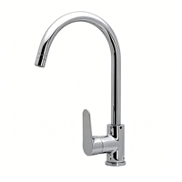 Robinet de salle de bain multifonctionnel en acier inoxydable 304 chromé, à commande rotative, pour mélange chaud/froid, pour montage sur plan, vente en gros, offre exclusive