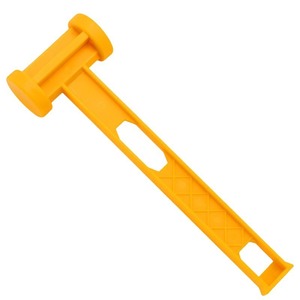 Plastic Tent Hammer Yellow 240mm 7.5mm Outdoor Camping <b>Tool</b> PP Engineering Plastic Survival Accessory - Product Image 3
