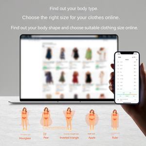 Companheiro de Fitness para Perda de Peso, Registra Mudanças de Dados com Aplicativo, Fita Métrica Inteligente - Product Image 4