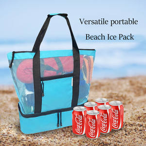 Bolsa de <span class=keywords><strong>playa</strong></span> con compartimento enfriador, respetuoso con el medio ambiente, reutilizable, impermeable, <span class=keywords><strong>a</strong></span> prueba de arena - Product Image 5