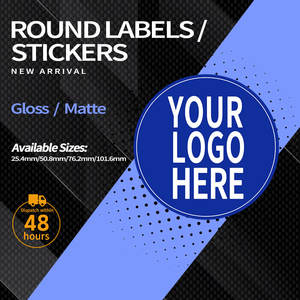 Pegatinas de vinilo personalizadas, pegatinas troqueladas para marca, acabado mate/brillante, etiquetas ecológicas impermeables resistentes a los rayos UV - Product Image 2