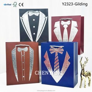 Papiertüte mit individuellem Logo, personalisiert, biologisch abbaubar, weiß, Korea, Schmetterlingsseil, Einkaufstasche, Vatertag, Papiertüte nach Maß - Product Image 3
