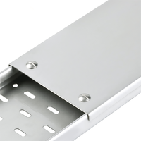CE-Zertifizierter Maßgefertigter Eisen-Metall-Edelstahl-Aluminium-Verzinkter Perforierter Kabelkanal mit Abdeckungen