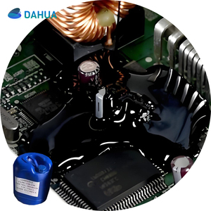 128 nhựa epoxy màu vàng nhạt có độ nhớt thấp với độ bền điện môi cao để đóng gói PCB - Product Image 1