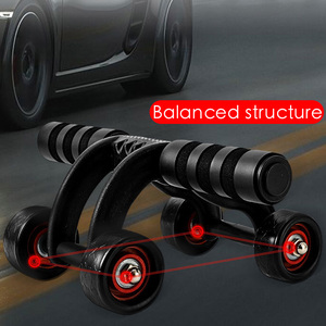 Leeton Manufacturer Supply Wholesale Four-Wheel, Multifunctional Ab Wheel <span class=keywords><strong>Trainer</strong></span> for <span class=keywords><strong>Home</strong></span> Fitness - Product Image 4